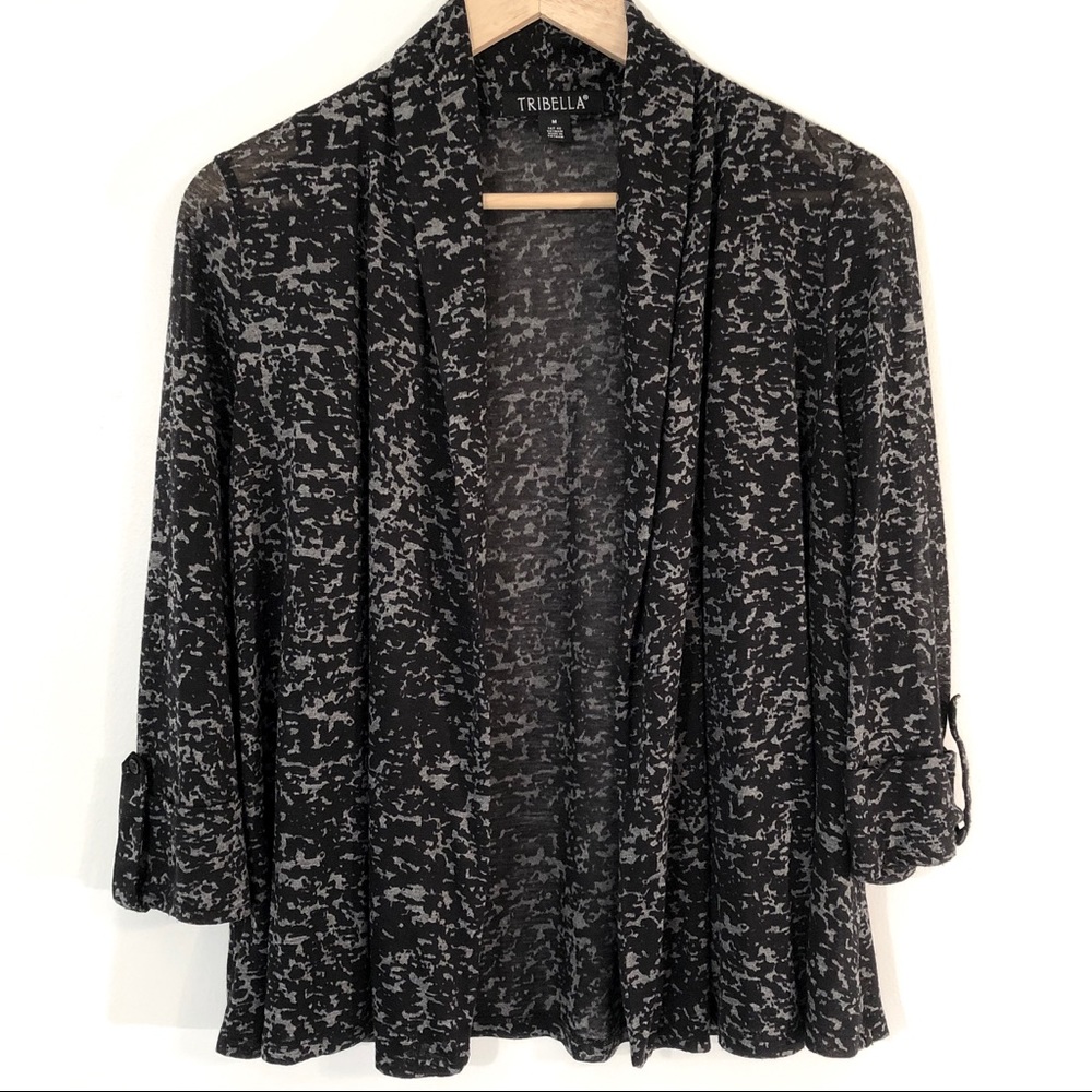 Tribella - Lightweight Roll Cuff Cardigan